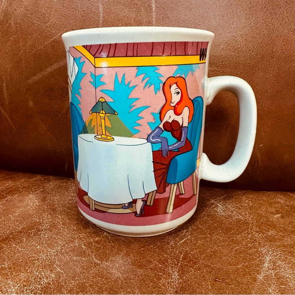 Vintage Jessica Rabbit Ceramic Coffee Mug 80s Roger Rabbit Movie - Picture 4 of 7